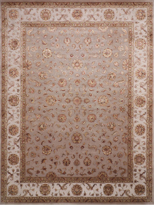 Jaipur Beige Hand Knotted 90 X 121 Area Rug 905-147181 Image 0