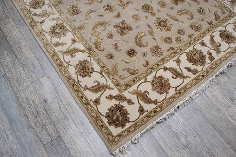 Jaipur Beige Hand Knotted 60 X 90 Area Rug 905-147185 Image 3