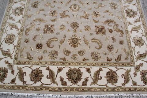 Jaipur Beige Hand Knotted 60 X 90 Area Rug 905-147185 Image 4