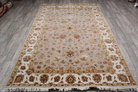 Jaipur Beige Hand Knotted 510 X 93 Area Rug 905-147188 Image 1
