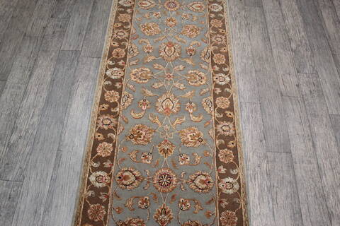 Jaipur Grey Runner Hand Knotted 26 X 159 Area Rug 905-147191 Image 4