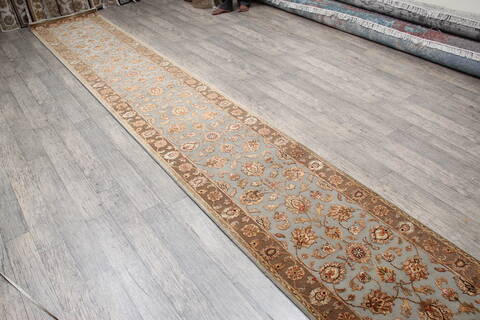 Jaipur Grey Runner Hand Knotted 26 X 159 Area Rug 905-147191 Image 6