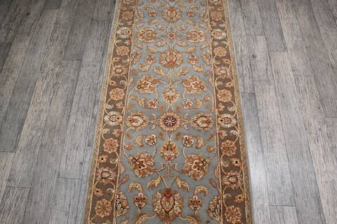Jaipur Grey Runner Hand Knotted 26 X 161 Area Rug 905-147192 Image 3