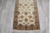 Jaipur White Runner Hand Knotted 27 X 911  Area Rug 905-147195 Thumb 3