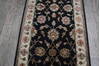 Jaipur Black Runner Hand Knotted 26 X 101  Area Rug 905-147196 Thumb 3