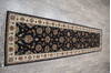 Jaipur Black Runner Hand Knotted 26 X 101  Area Rug 905-147196 Thumb 4