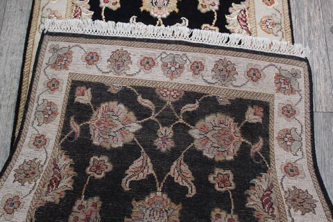 Jaipur Black Runner Hand Knotted 27 X 911 Area Rug 905-147197 Image 5