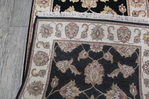 Jaipur Black Runner Hand Knotted 27 X 911 Area Rug 905-147199 Image 5