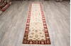 Jaipur White Runner Hand Knotted 27 X 104 Area Rug 905-147201 Thumb 1
