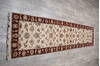 Jaipur White Runner Hand Knotted 27 X 104 Area Rug 905-147201 Thumb 4