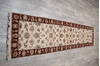 Jaipur White Runner Hand Knotted 27 X 104  Area Rug 905-147201 Thumb 4