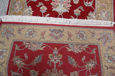 Jaipur Red Runner Hand Knotted 27 X 82 Area Rug 905-147202 Image 5
