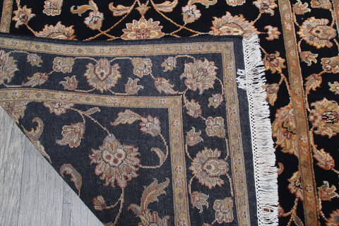 Jaipur Black Hand Knotted 40 X 61 Area Rug 905-147205 Image 7