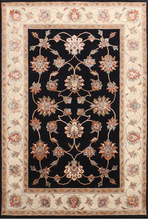 Jaipur Black Hand Knotted 40 X 511 Area Rug 905-147207 Image 0