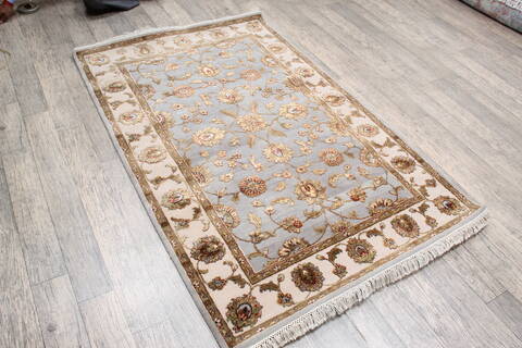 Jaipur Blue Hand Knotted 40 X 60 Area Rug 905-147208 Image 2