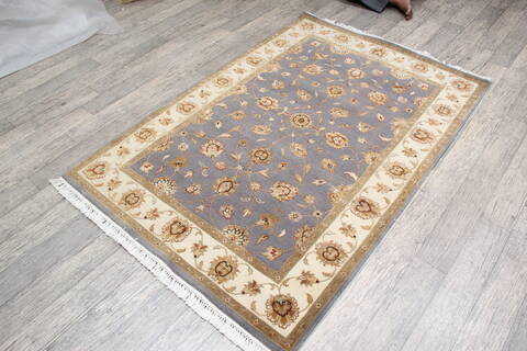 Jaipur Blue Hand Knotted 40 X 60 Area Rug 905-147209 Image 3