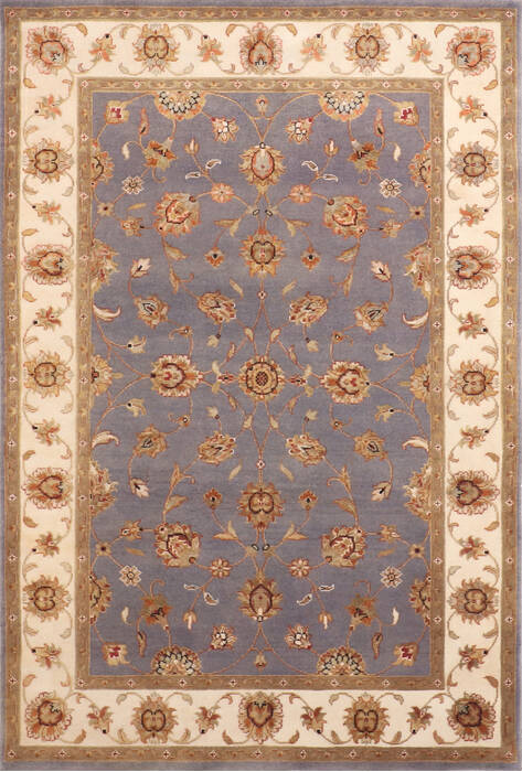 Jaipur Blue Hand Knotted 40 X 60 Area Rug 905-147209 Image 0