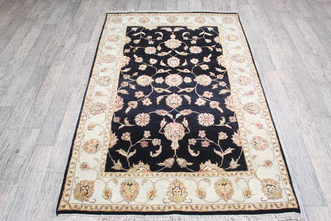 Jaipur Black Hand Knotted 40 X 61 Area Rug 905-147210 Image 1