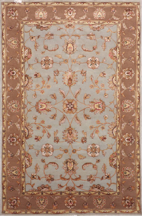 Jaipur Grey Hand Knotted 40 X 60 Area Rug 905-147211 Image 0