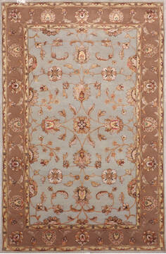 Jaipur Grey Hand Knotted 4'0" X 6'0"  Area Rug 905-147211