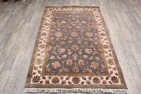 Jaipur Grey Hand Knotted 40 X 62 Area Rug 905-147214 Image 1