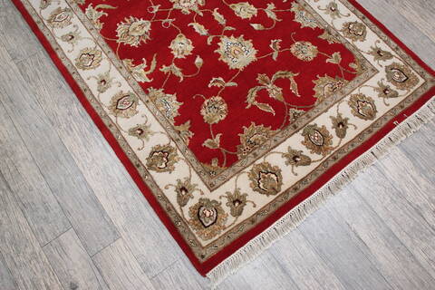 Jaipur Red Hand Knotted 40 X 62 Area Rug 905-147217 Image 2