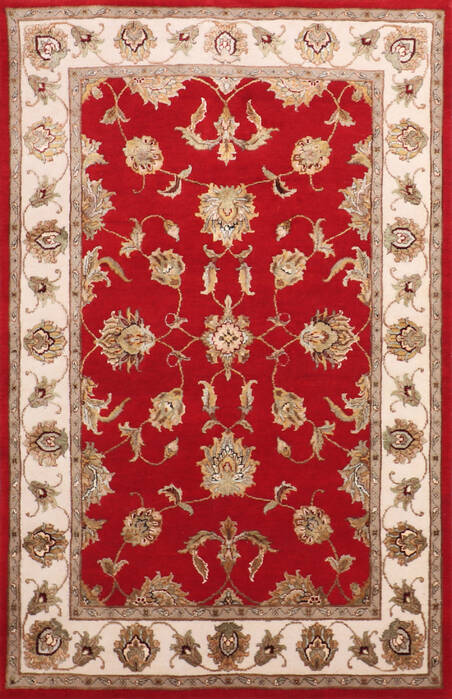Jaipur Red Hand Knotted 40 X 62 Area Rug 905-147217 Image 0