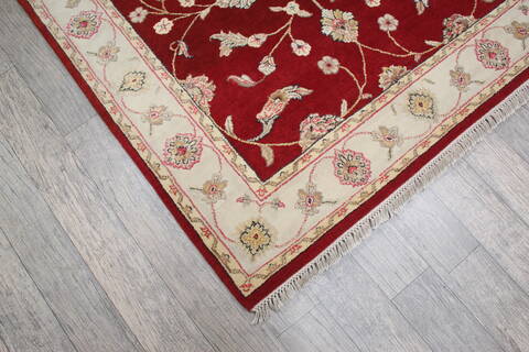 Jaipur Red Hand Knotted 42 X 64 Area Rug 905-147218 Image 2