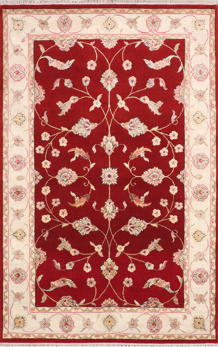 Jaipur Red Hand Knotted 42 X 64 Area Rug 905-147218 Image 0