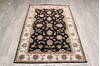 Jaipur Black Hand Knotted 40 X 60  Area Rug 905-147219 Thumb 1