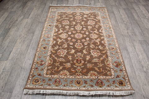 Jaipur Brown Hand Knotted 40 X 63 Area Rug 905-147222 Image 1