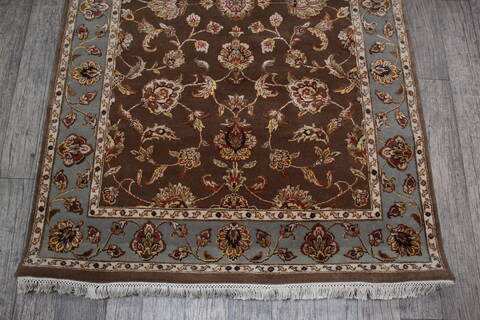 Jaipur Brown Hand Knotted 40 X 63 Area Rug 905-147222 Image 3
