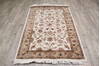 Jaipur White Hand Knotted 40 X 61  Area Rug 905-147223 Thumb 1