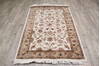 Jaipur White Hand Knotted 40 X 61 Area Rug 905-147223 Thumb 1