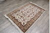 Jaipur White Hand Knotted 40 X 61 Area Rug 905-147223 Thumb 3