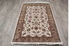 Jaipur White Hand Knotted 40 X 61  Area Rug 905-147223 Thumb 4