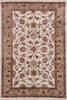Jaipur White Hand Knotted 40 X 61  Area Rug 905-147223 Thumb 0