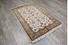 Jaipur White Hand Knotted 41 X 61  Area Rug 905-147224 Thumb 2