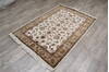 Jaipur White Hand Knotted 41 X 61  Area Rug 905-147224 Thumb 3