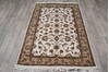 Jaipur White Hand Knotted 41 X 61  Area Rug 905-147224 Thumb 4