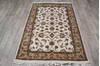 Jaipur White Hand Knotted 41 X 61 Area Rug 905-147224 Thumb 4