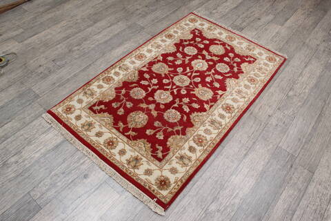 Jaipur Red Hand Knotted 31 X 50 Area Rug 905-147225 Image 3