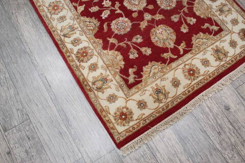 Jaipur Red Hand Knotted 31 X 50 Area Rug 905-147225 Image 4