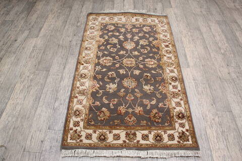 Jaipur Grey Hand Knotted 30 X 50 Area Rug 905-147226 Image 1