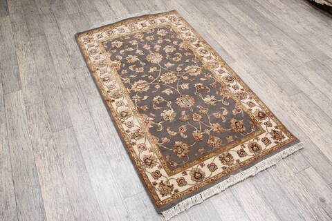 Jaipur Grey Hand Knotted 30 X 50 Area Rug 905-147226 Image 2