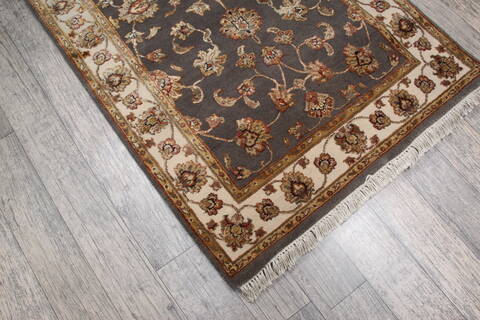 Jaipur Grey Hand Knotted 30 X 50 Area Rug 905-147226 Image 4