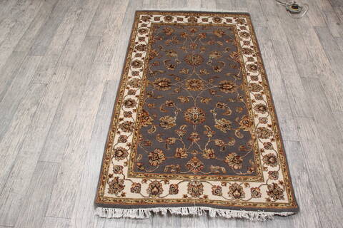 Jaipur Grey Hand Knotted 30 X 50 Area Rug 905-147226 Image 6