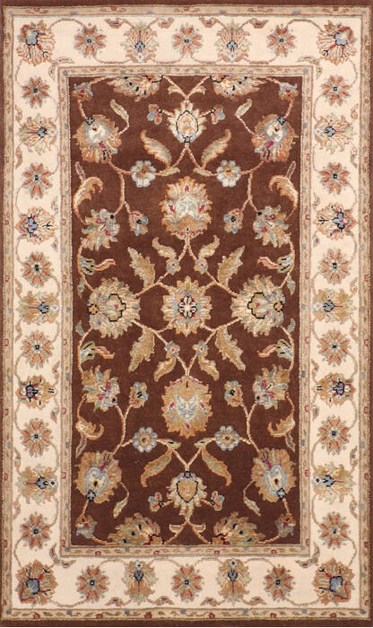 Jaipur Brown Hand Knotted 30 X 51 Area Rug 905-147228 Image 0