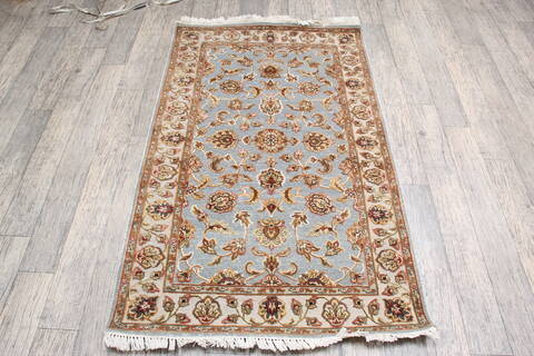 Jaipur Blue Hand Knotted 30 X 50 Area Rug 905-147246 Image 1