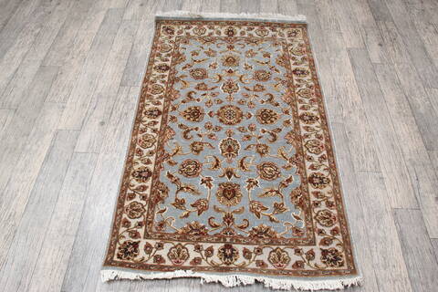Jaipur Blue Hand Knotted 30 X 50 Area Rug 905-147246 Image 4